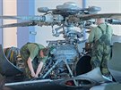 Mezinárodní vojenské cvičení Dark Blade na vrtulníkové základně v Náměšti nad...