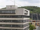 Roky oputná administrativní budova bývalých Pozemních staveb v centru Ústí...