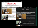 Web iRozhlas.cz ztmavený rozíením Dark Reader