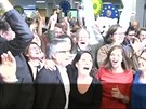Nmetí Zelení euforicky slaví, SPD se dál propadá