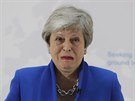 Britská premiérka Theresa Mayová pesvduje poslance o svém novém brexitovém...