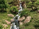 Vodopád v japonské zahrad