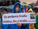 Na Masarykov námstí v Hradci Králové probhla demonstrace proti premiéru...