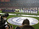Týmy Arsenalu a Chelsea ped finále Evropské ligy