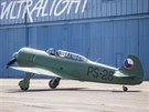 Historick cvin letadlo Let C-11, v Kunovicch licenn vyrbn Jak-11, na...