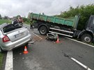 Pi nehod u obce Kocbee zemeli dva lidé z osobního auta (28. 5. 2019)