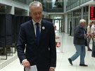 Nový litevský prezident Gitanas Nauséda hlasuje ve druhém kole prezidentských...
