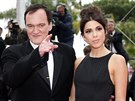 Quentin Tarantino a Daniella Picková (Cannes, 18. kvtna 2019)