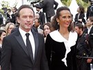 Vincent Perez a jeho manelka Karine Silla (Cannes, 21. kvtna 2019)