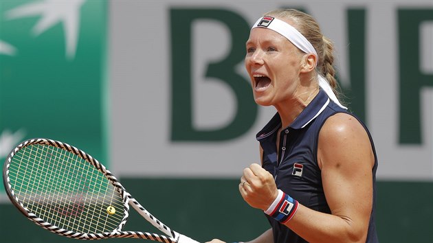 Nizozemka Kiki Bertensov slav postup do druhho kola Roland Garros.