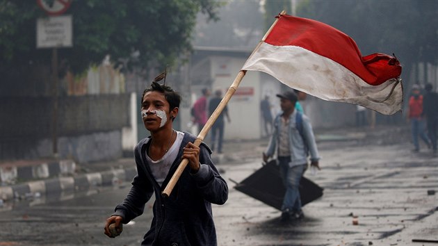 Demonstrace kvli volbm v Jakart (22. kvten 2019)