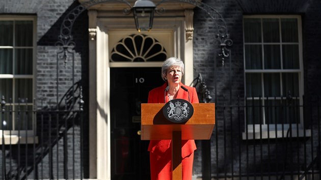 Britsk premirka Theresa Mayov oznamuje svoji rezignaci. (24. kvtna 2019)