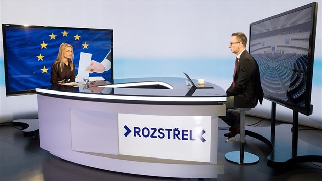 Ldryn ANO do eurovoleb Dita Charanzov v diskusnm poadu iDNES.cz Rozstel. (21. kvtna 2019)