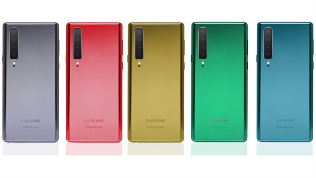 Render chystanho Samsungu Galaxy Note 10