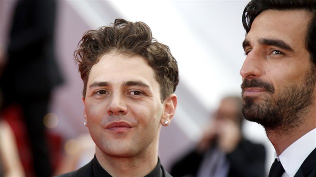 Xavier Dolan a Gabriel D'Almeida Freitas (Cannes, 22. kvtna 2019)