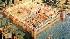 Takto vypadal Diokleciánv palác pvodn, ne jím prorostlo msto Split.