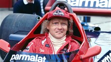 Automobilový závodník Niki Lauda v ervenci 1978