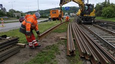 P�íprava kolejnic