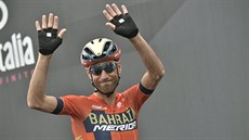 Vincenzo Nibali na startu 15. etapy.