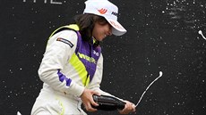 Jamie Chadwicková coby druhá ena belgického závodu formulového seriálu W Series