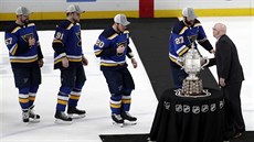 Alex Pietrangelo (27), Alexander Steen (20), Vladimir Tarasenko (91) i David...