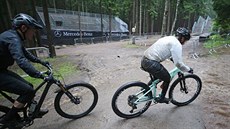 Bikeři se chystají na Světový pohár v Novém Městě na Moravě.