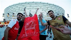 Fanouci Arsenalu ped finále Evropské ligy v Baku