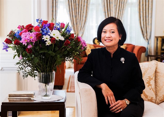 Thajská velvyslankyn Ureerat Chareontoh ve své praské rezidenci (31. kvtna...
