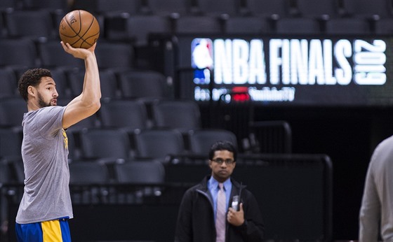 Klay Thompson na tréninku Golden State