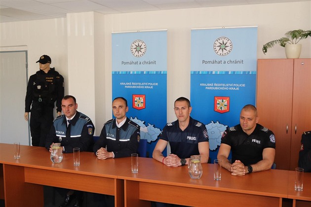 Nové policejní posily z Rumunska a Bulharska vypomohou pardubickým policistm v...