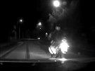 Motork ujdl policejn hldce