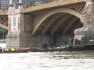 Na Dunaji probíhala celý den záchranná akce