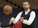 Marc Gasol na tréninku Toronta