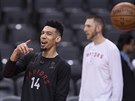 Danny Green na tréninku Toronta.