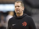 Torontský trenér Nick Nurse bhem tréninku