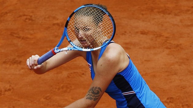 Karolna Plkov ve tetm kole Roland Garros