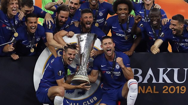 Fotbalist Chelsea slav triumf v Evropsk lize.