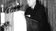 Otto John pi projevu v roce 1954