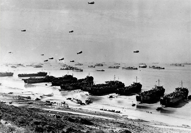 Pláž Omaha v červnu 1944
