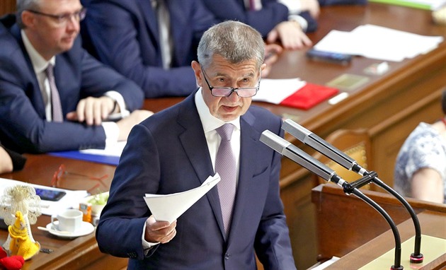 Premiér a pedseda ANO Andrej Babi se v Poslanecké snmovn vyjádil k auditu...