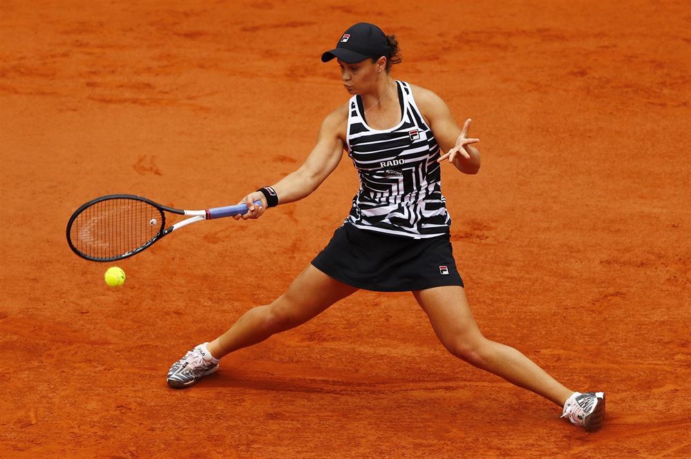 Australská tenistka Ashleigh Bartyová v semifinále Roland Garros.