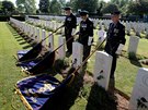 Brittí veteráni si na hbitov ve francouzském Bayeux pipomínají výroí 75...