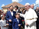 Papež František požádal jménem katolické církve Romy o odpuštění za...