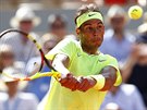 panl Rafael Nadal bhem osmifinále Roland Garros.