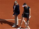 Rozhodí finále Roland Garros ukazuje Markét Vondrouové, kam míek dopadl.