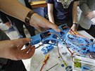 Autorem podoby robota Pepina je konstrukt�r Michal Seidl. Pro studenty bude...