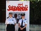 Dv policistky v polském Gdasku steí oslavy výroí ticeti let od prvních...