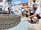 Tradiní letní festival Umní ve mst zaal v eských Budjovicích ve stedu...