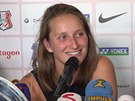 Jsem nadená, ekla Vondrouová po návratu z Roland Garros