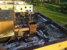 Tuto zkázu napáchal v pondělí požár na střeše domu v České Třebové. (4. června...
